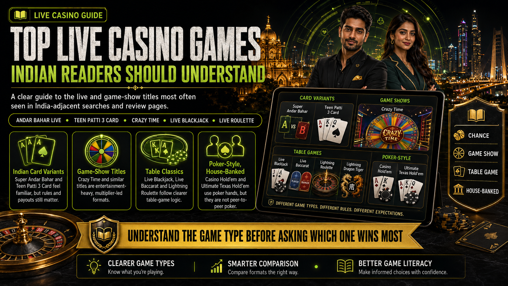Top live casino games guide for Indian readers.